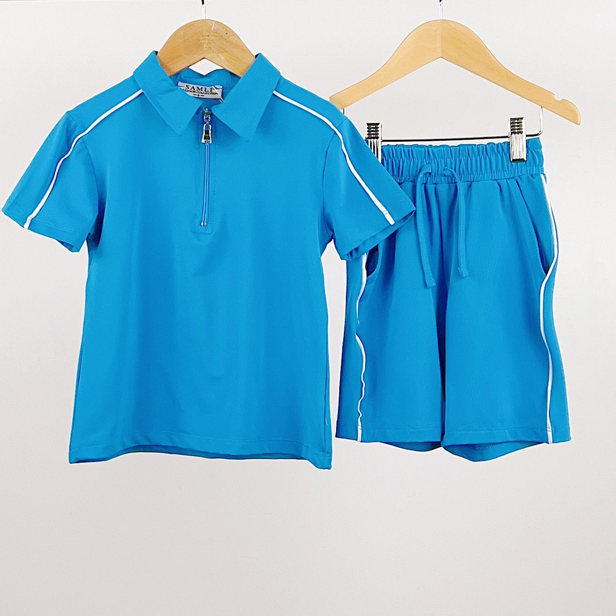 Blue Frankie Shorts Set