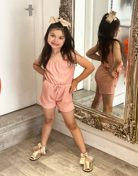 Pink Dahlia Playsuit