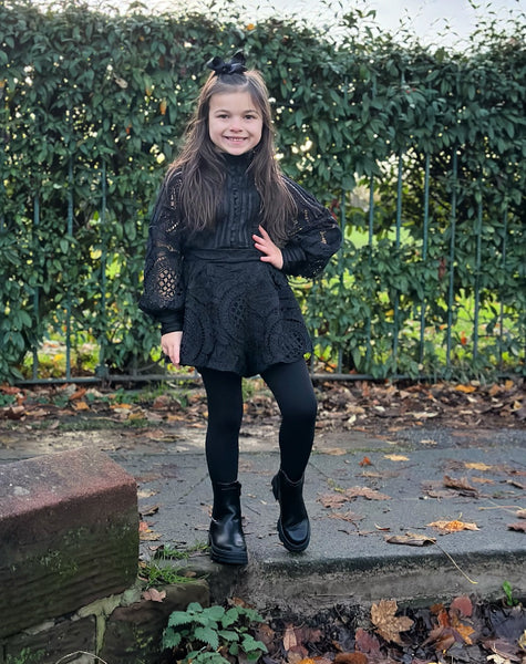 Black Riva Shorts Set