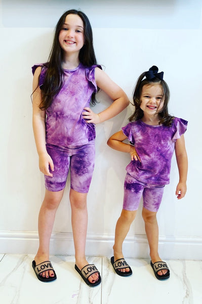 Purple Donelle Shorts Set NO EXCHANGE/NO RETURN