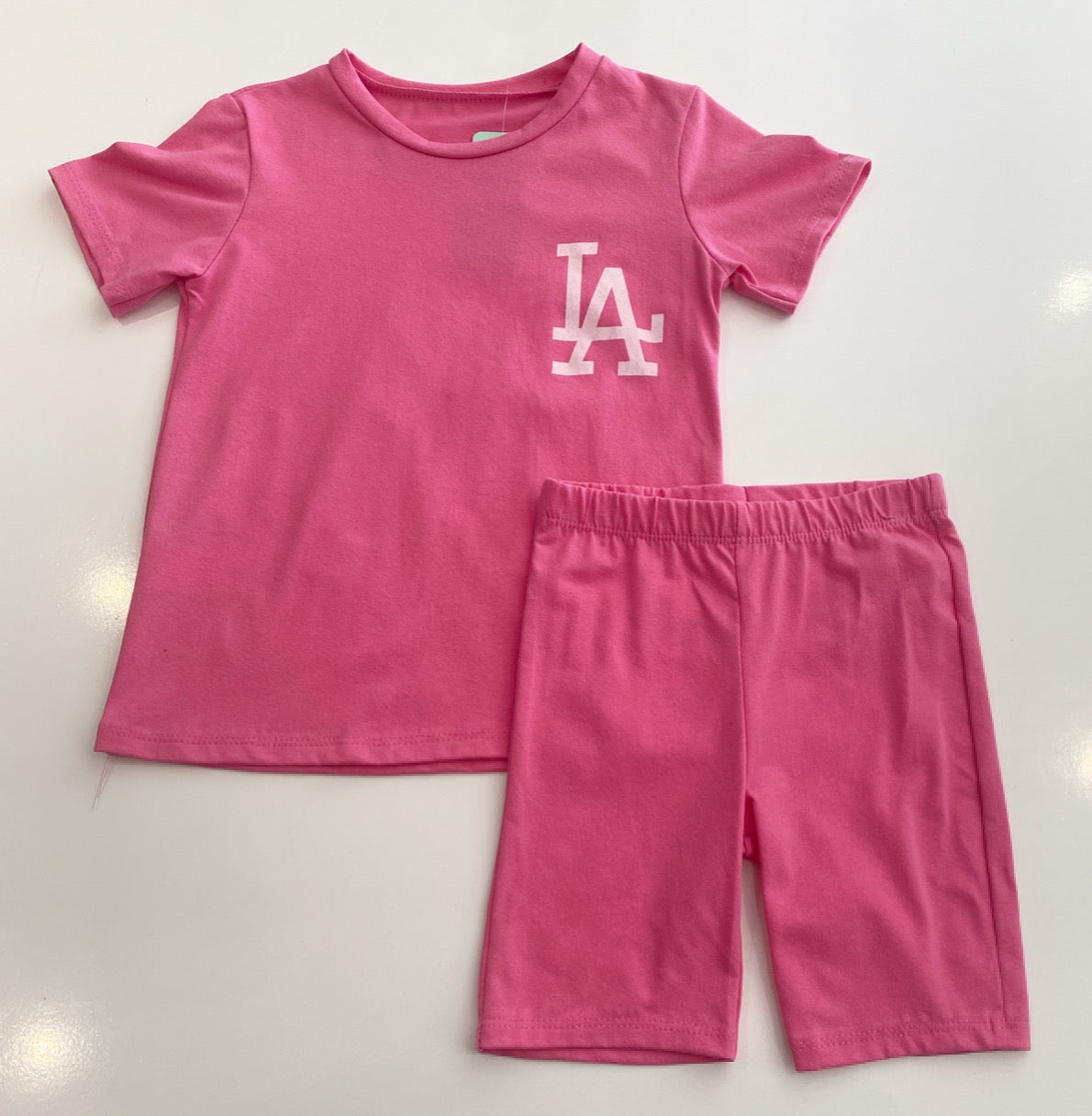 Pink LA Shorts Set NO EXCHANGE/NO RETURN