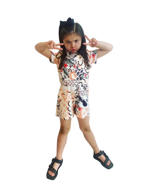 Pink Paloma Playsuit