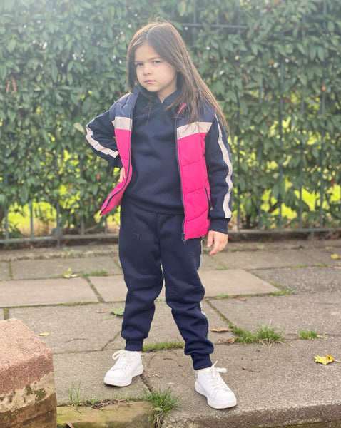 Navy Kehlani Tracksuit & Gilet