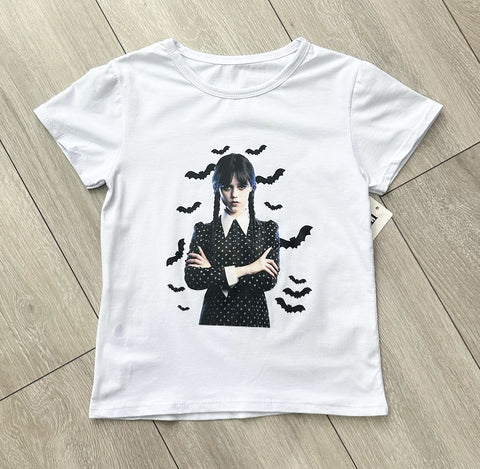 Wednesday Bat Tshirt NO EXCHANGE/NO RETURN