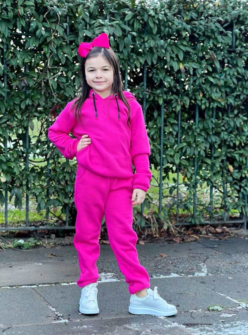 Pink Denver Hooded Tracksuit