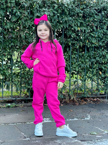 Pink Denver Hooded Tracksuit