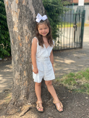 White Ariana Playsuit