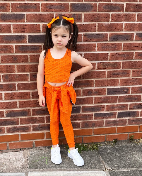 Orange Waffle 3 Piece Gym Set
