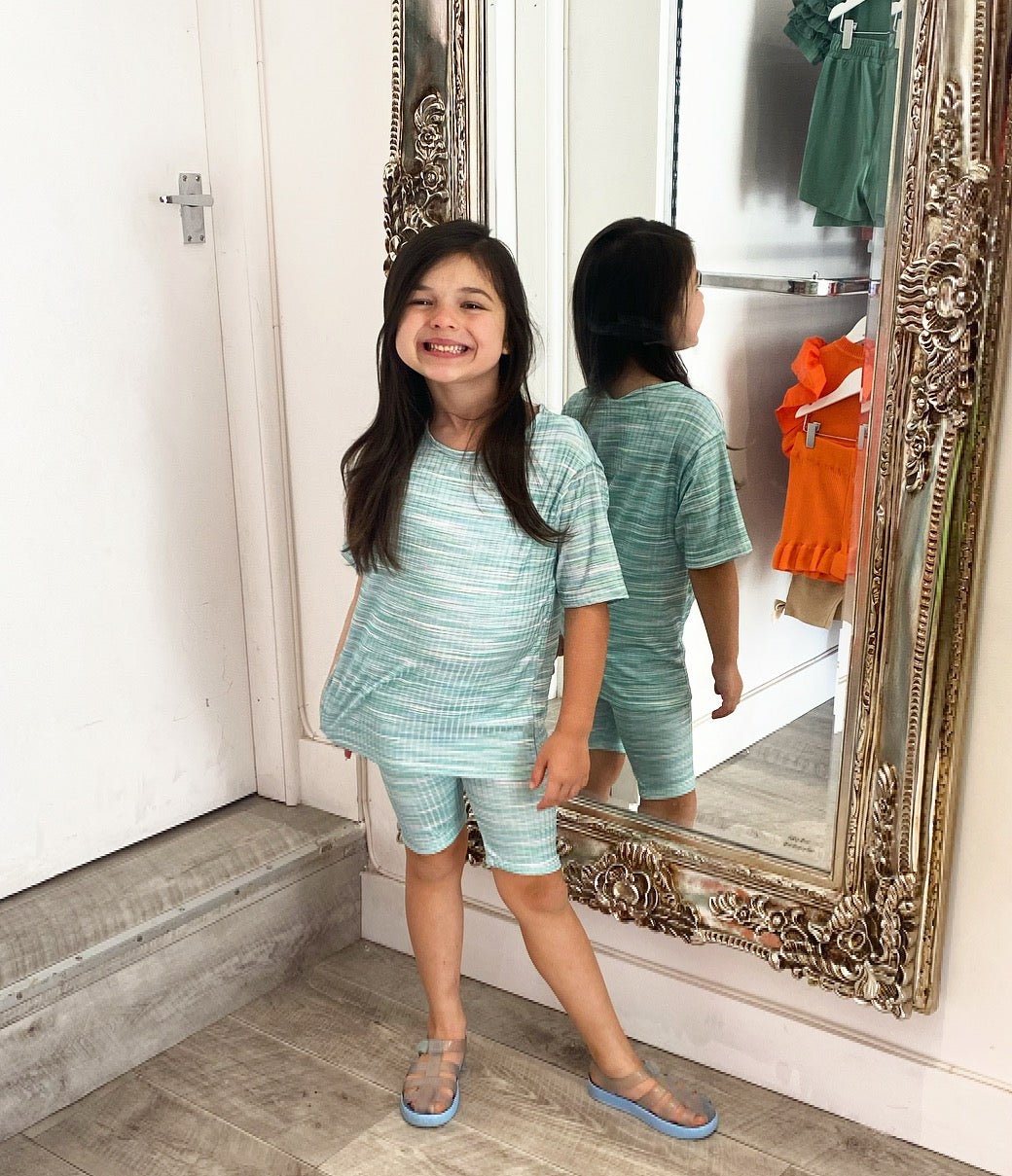 Mint Eudora Shorts Set