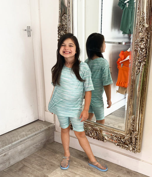 Mint Eudora Shorts Set