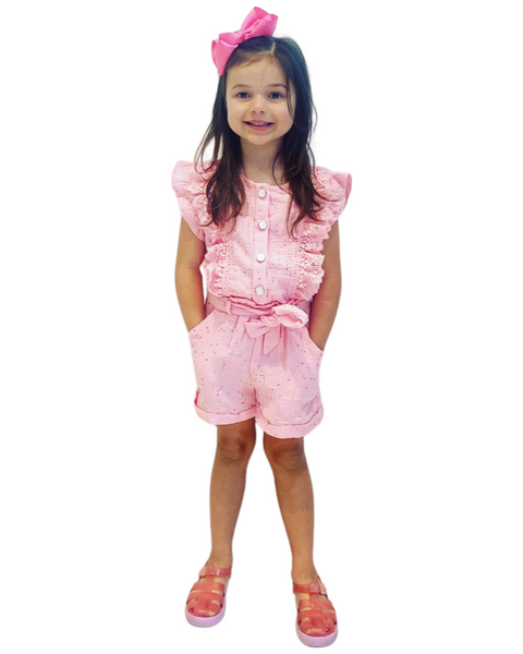Pink Emmie Playsuit