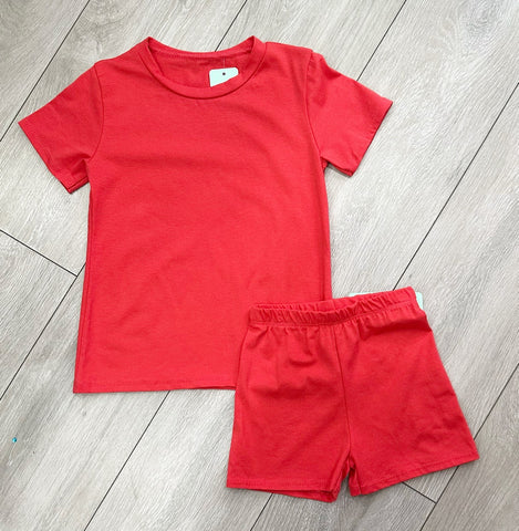 Coral Tamsyn Shorts Set NO EXCHANGE/NO RETURN