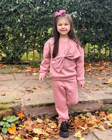 Pink Akila Bow Tracksuit