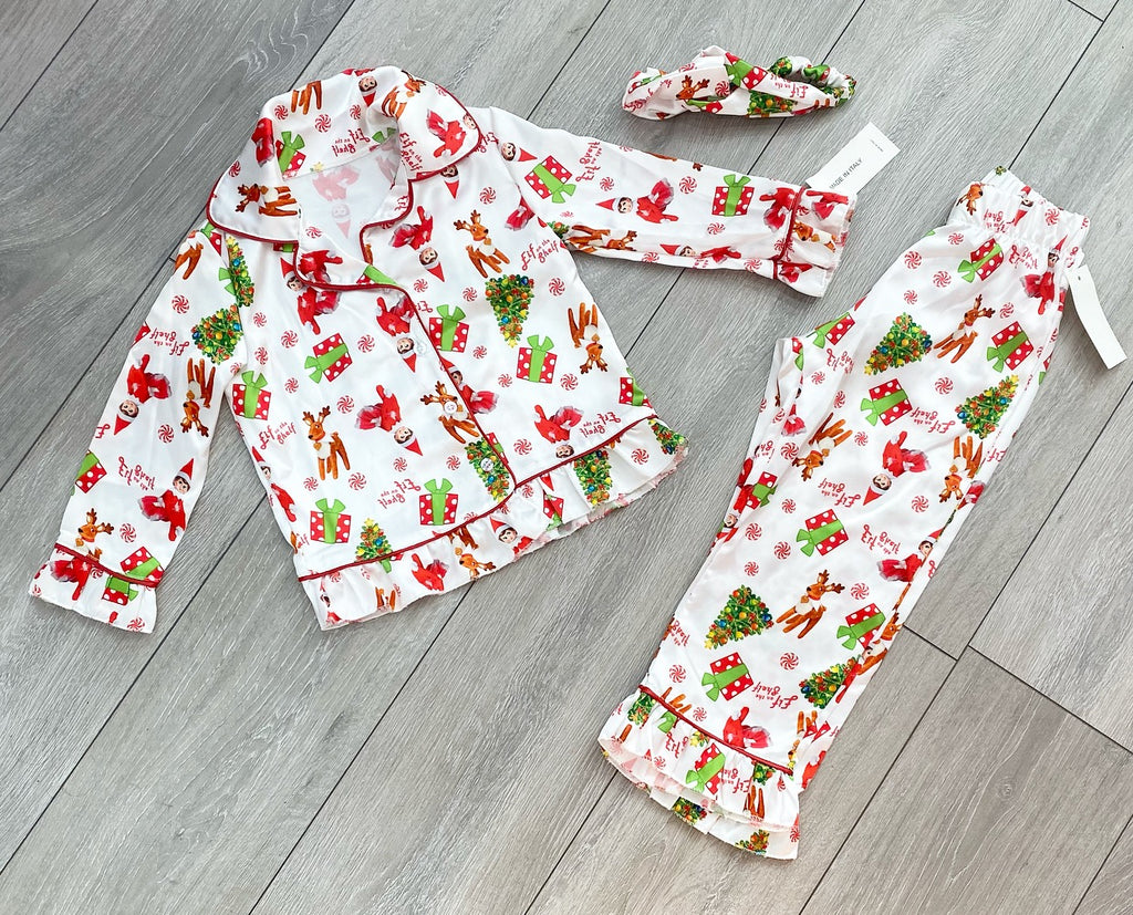 Elf On A Shelf Frill Piece Pyjama's NO RETURN/NO EXCHANGE – Le