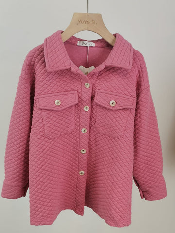 Pink Adriana Shacket