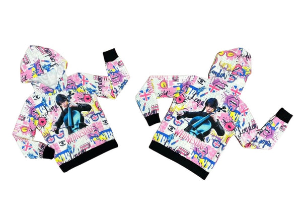 Lips Wednesday Hoodie NO EXCHANGE/NO RETURN