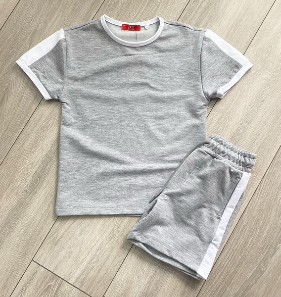 Grey Kody Shorts Set