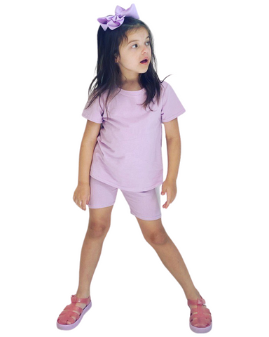 Lilac Lacey Shorts Set NO EXCHANGE/NO RETURN