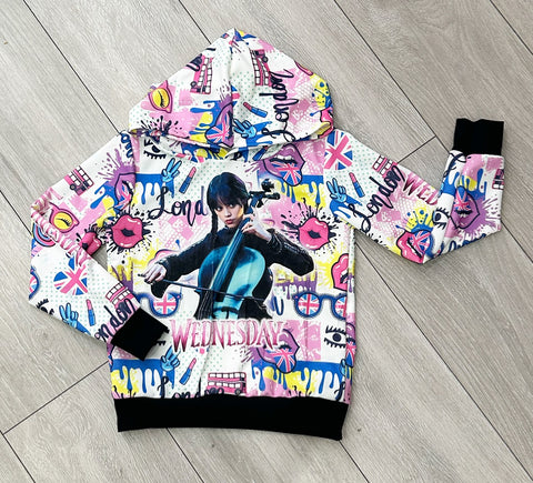 Lips Wednesday Hoodie NO EXCHANGE/NO RETURN