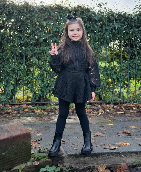 Black Riva Shorts Set