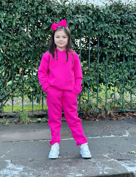 Pink Denver Hooded Tracksuit