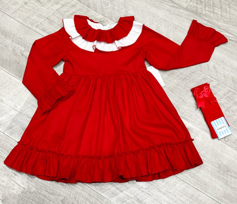 Eva Class Girls Red Alondra Dress 22404