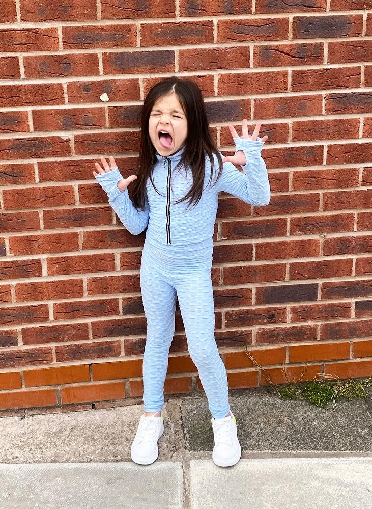 Blue Waffle 3 Piece Gym Set