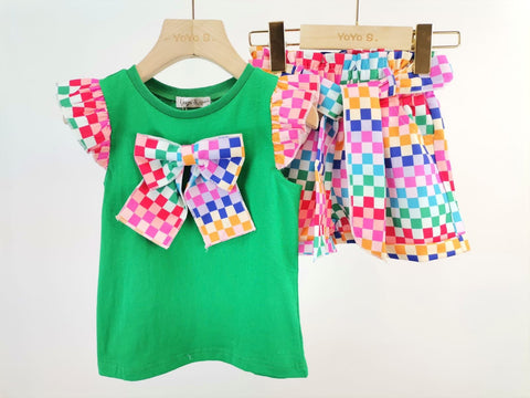 Green Mayari Shorts Set