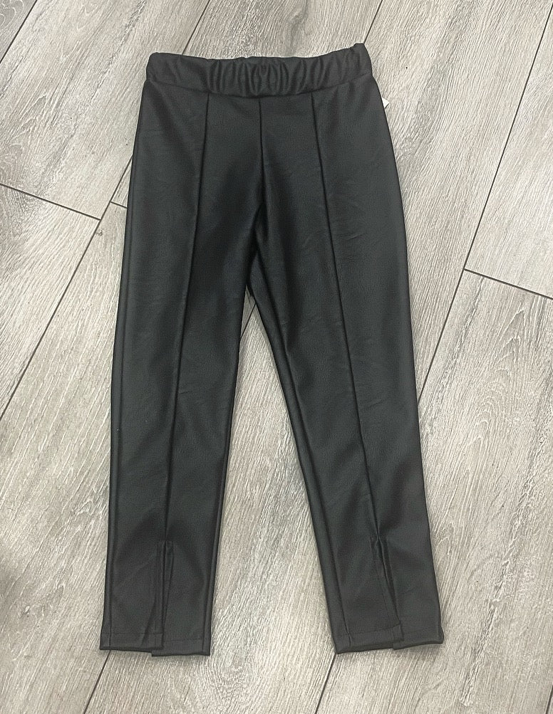 Black Thalia Leather Look Leggings NO EXCHANGE/NO RETURN
