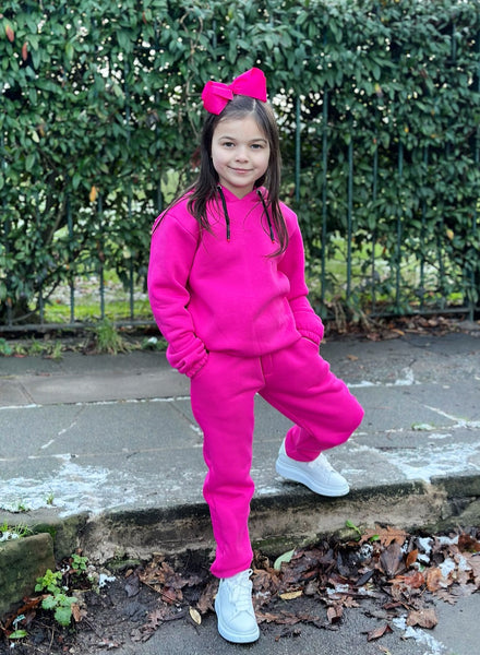 Pink Denver Hooded Tracksuit