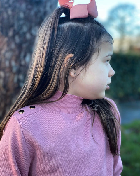 Pink Alani Knitted Leggings Set