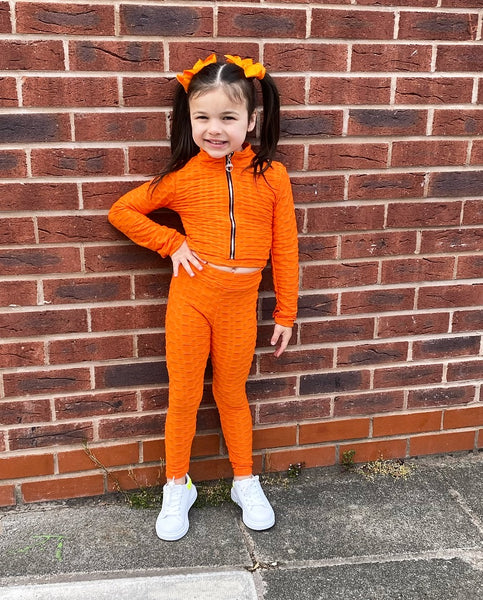 Orange Waffle 3 Piece Gym Set