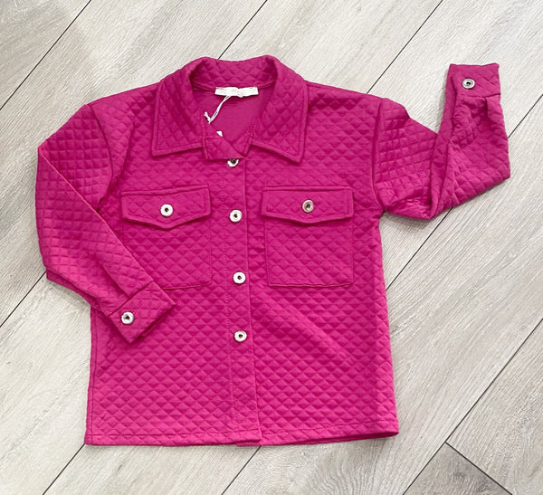 Pink Lila Shacket