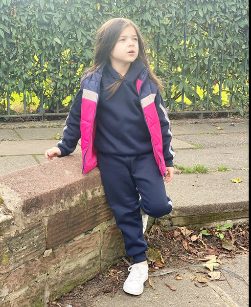 Navy Kehlani Tracksuit & Gilet