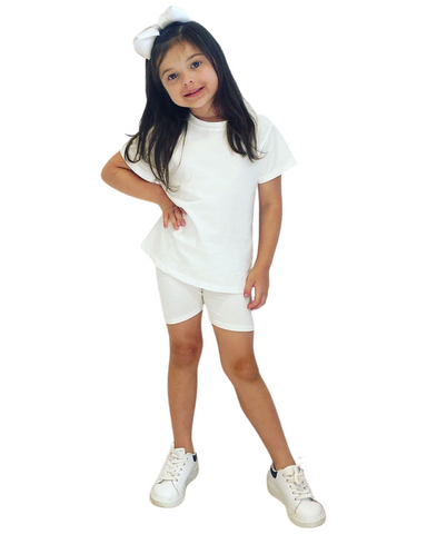 White Lacey Shorts Set NO EXCHANGE/NO RETURN