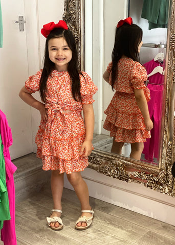 Red Bellini Skirt Set