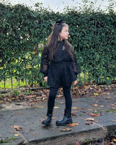 Black Riva Shorts Set