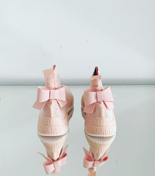 Pink Almera Bow Sock Trainers NO EXCHANGE/NO RETURN
