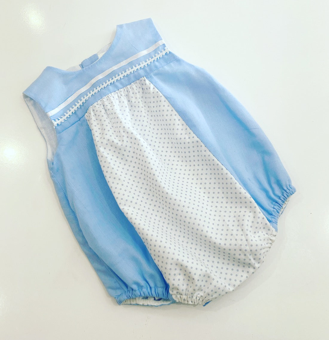 Blue Jose Spotted Romper