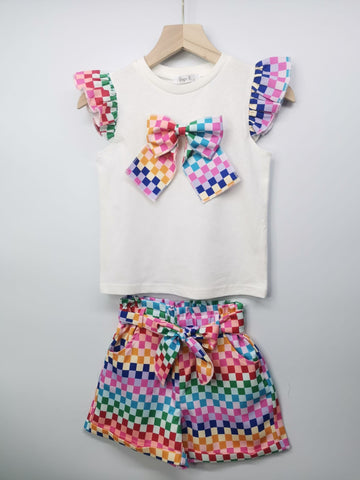 White Mayari Shorts Set