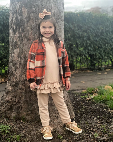 Orange Eliza Shacket