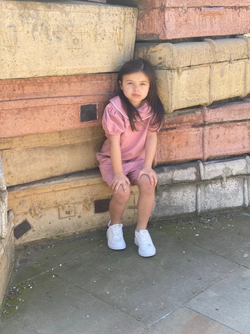 Pink Vayda Shorts Set