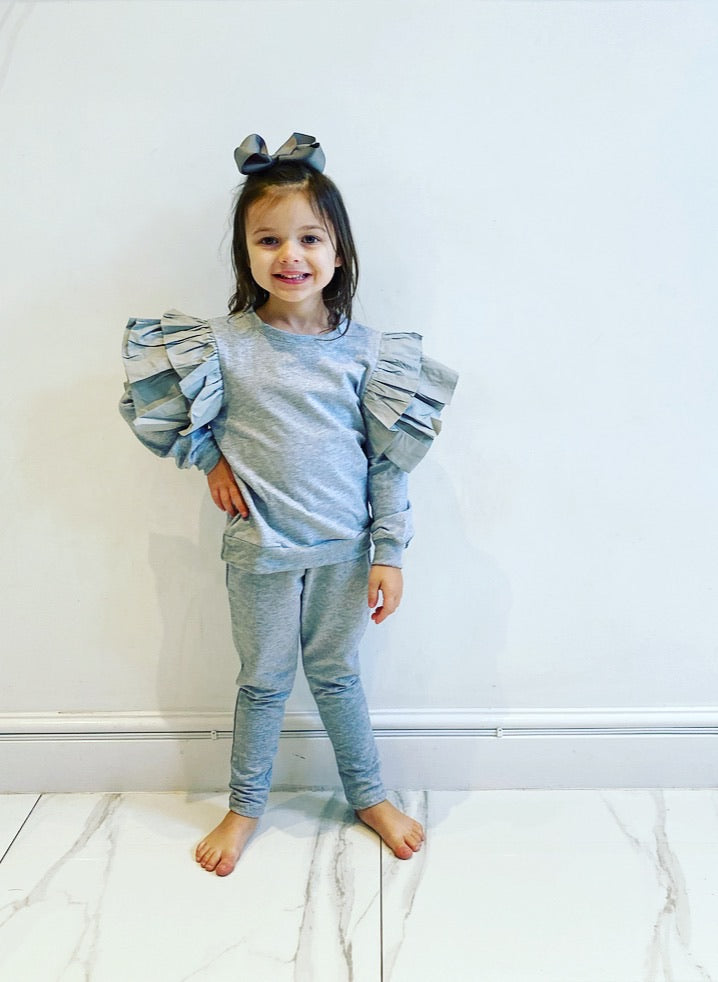 Grey Gisela Frill Tracksuit