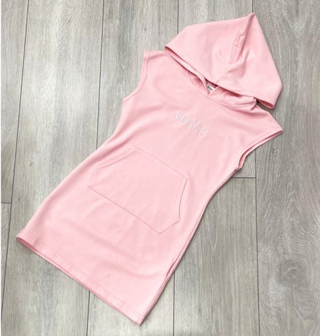 Pink Vogue Hoodie Dress