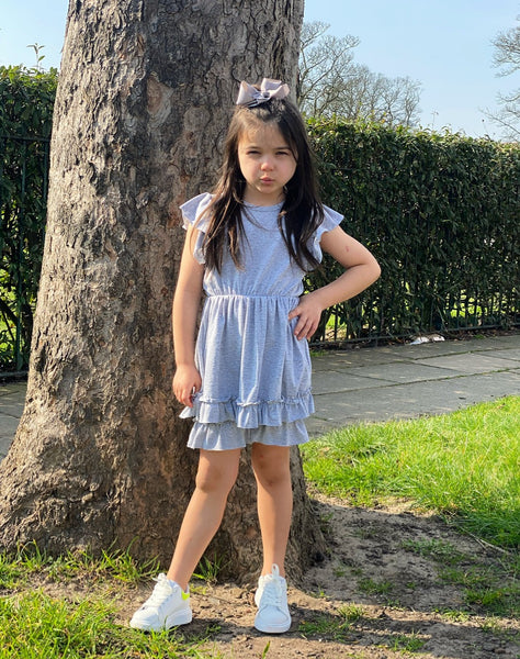 Grey Saphine Shorts Set