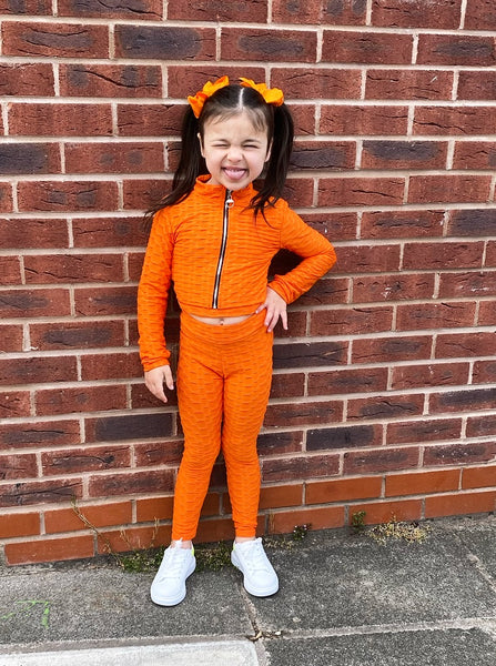 Orange Waffle 3 Piece Gym Set