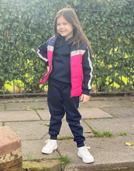 Navy Kehlani Tracksuit & Gilet