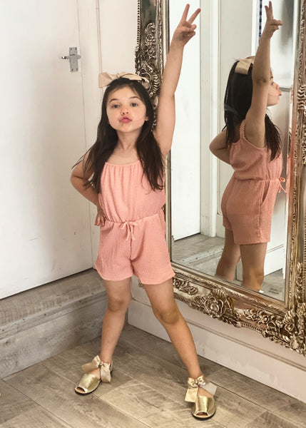 Pink Dahlia Playsuit