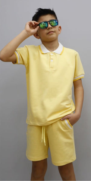 Yellow Lucien Shorts Set NO EXCHANGE/NO RETURN