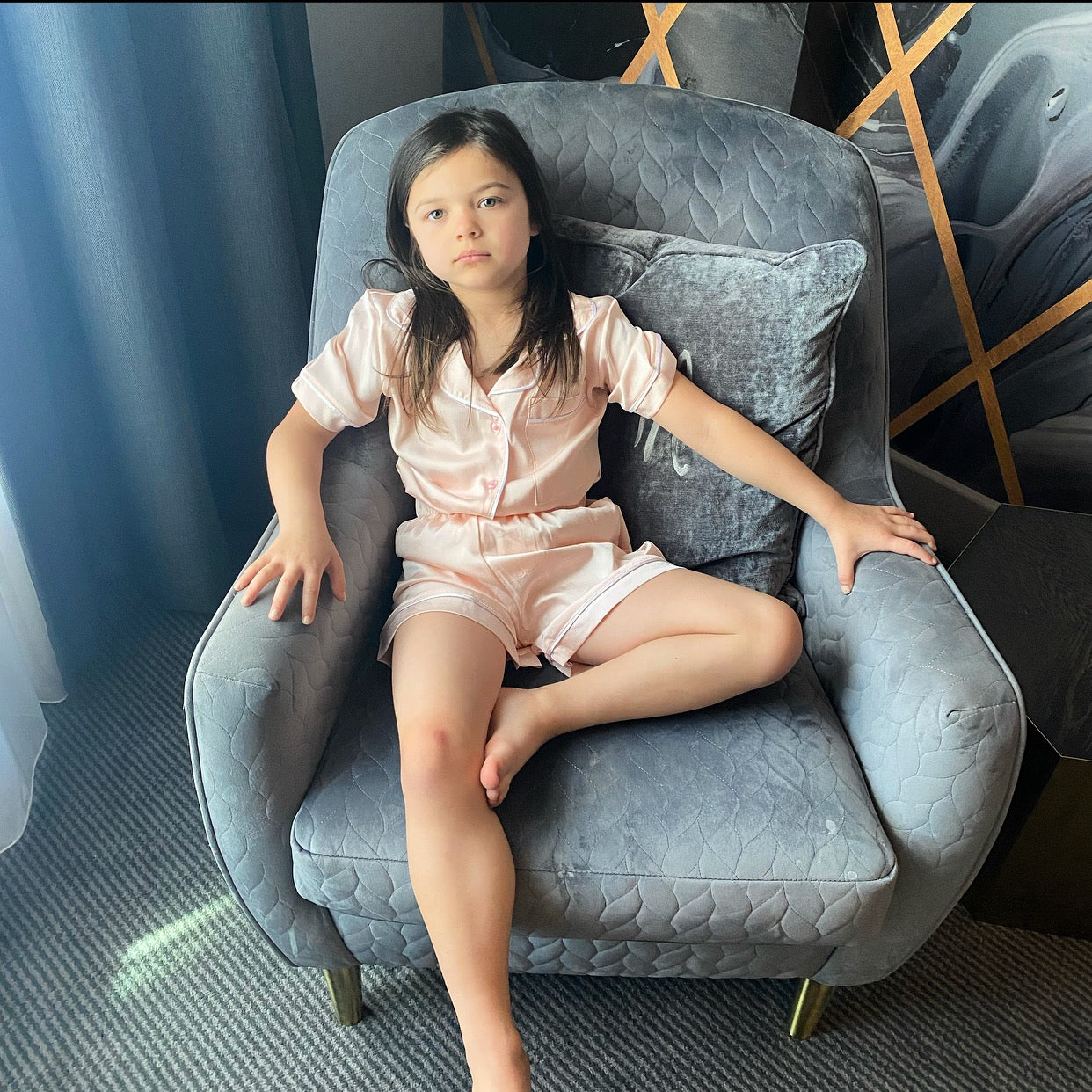 Pink Alyssa 3 Piece Short Pyjama’s Set